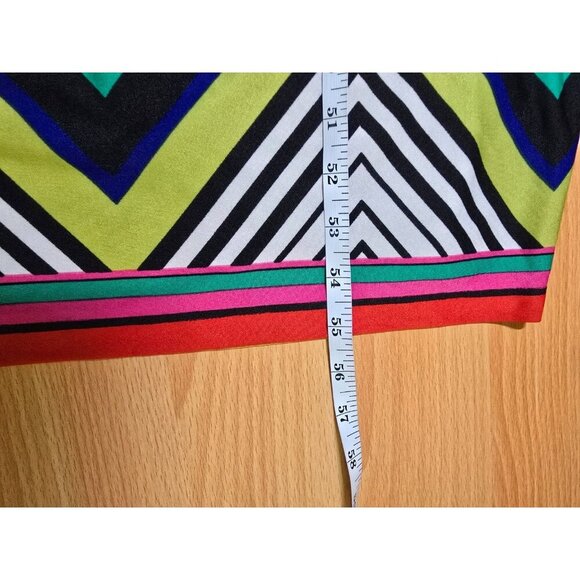 Shelby & Palmer Maxi Dress 20W Paisley Blouson Stretch Boho Pullover Tie Waist - Picture 7 of 11